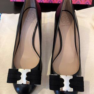 Tory Burch - Black Gemini Link Brow 6.5 Wdge